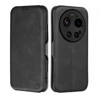 Husa pentru Xiaomi 17 Ultra, Techsuit, Safe Wallet Plus, Neagra