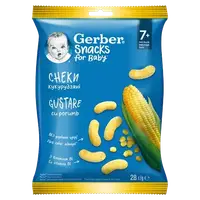 Gustare cu porumb de la 7 luni, 28g, Gerber