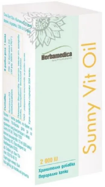 Sunny Vit Oil, 2000 IU, 10 ml, Herbamedica