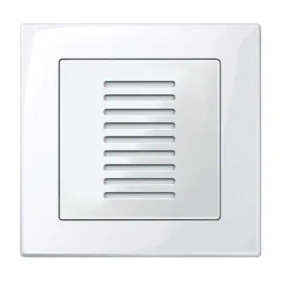 Termostat pentru camera KNX, alba polar, System M