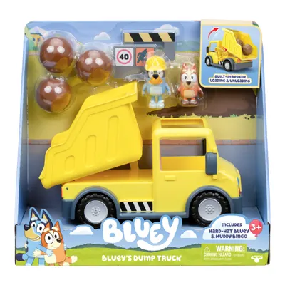 Set 2 figurine si basculanta, Bluey, Dump Truck