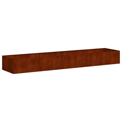 vidaXL Jardinieră Rusty 360x80x40 cm Oțel rezistent la intemperii