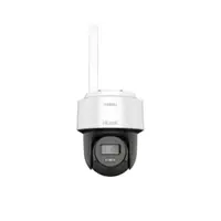 Camera supraveghere rotativa IP WiFi PT cu iluminare duala Hikvision HiLook PTZ-N2C400M-D/W, 2.8 mm, 4 MP, IRlumina alba 25 m, auto-tracking, microfon si difuzor, slot card