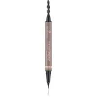essence Microblading creion pentru sprancene cu pensula culoare Light Brown 0.6 ml
