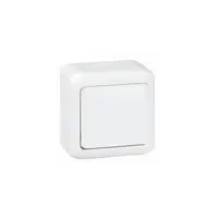 Intrerupator cruce, 10 AX - 250 VA, IP44, alb