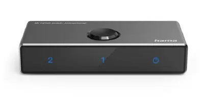 Comutator Hama - Data Switch, 8K-HDMI, negru