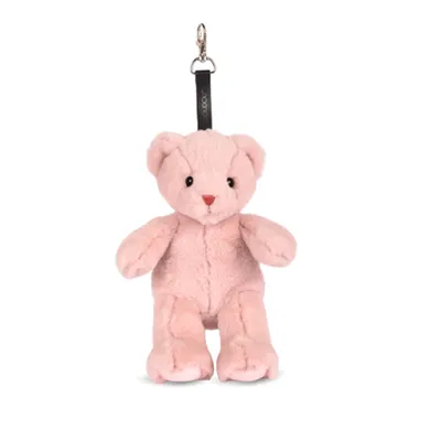Ursulet din plus - breloc adorabil, 20 cm, Roz pudra