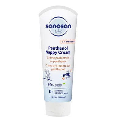 Crema cu Panthenol impotriva iritatiei de scutec, Sanosan Baby | 100 ml