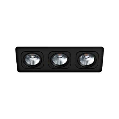 Vascello P3 swivelling 3 x 7W 2700K black IP20