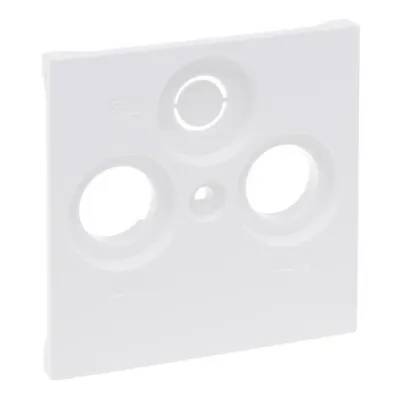 Capac priza TV-R-SAT 30mm, alb