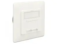 Priza Modulara ingropata 2 porturi Cat.6A LSA, Delock 86195