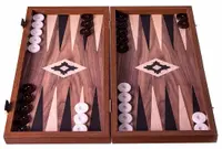 Table Manopoulos - Culoare nuc, 48 x 25 cm