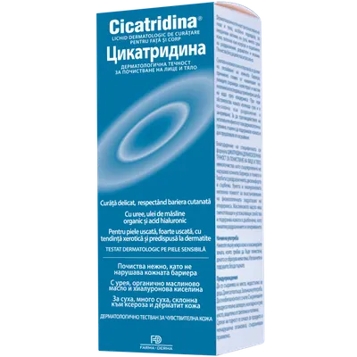 Cicatridina lichid dermatologic de curatare pentru fata si corp, Farma-Derma Italia | 250 ml