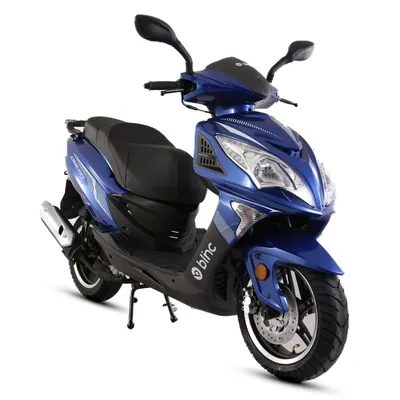 Scuter Blinc Omega 50cc, culoare negru albastru