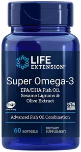 Super Omega-3, 60 capsule gelatinoase moi, Life Extension