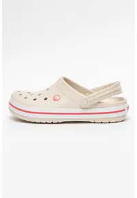 Saboti slingback unisex relaxed fit Crocband234 - Alb murdar