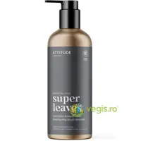 Sampon si Gel de Dus 2in1 cu Menta si Portocala Dulce Super Leaves 473ml