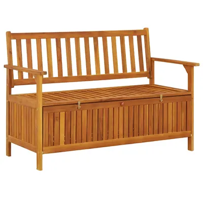vidaXL Bancă de depozitare grădină, 120 cm, lemn masiv de acacia