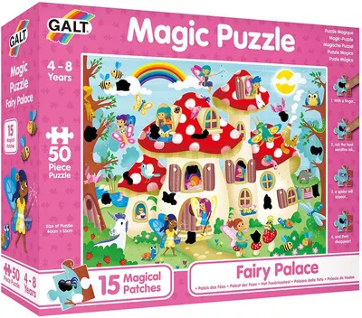 Puzzle magic Galt, 50 piese, Palatul zanelor