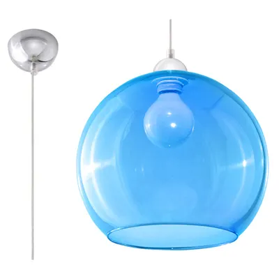 Lampa suspendata BALL blue