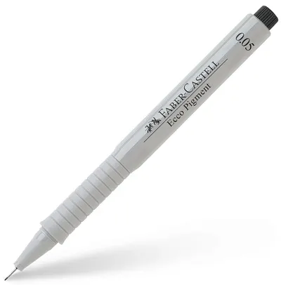 Liner Faber-Castell Ecco-Pigment - 0.05 mm, negru