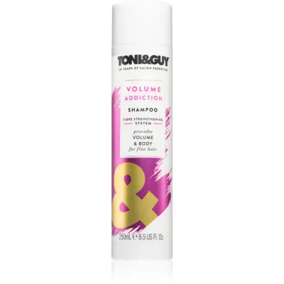 TONI&GUY Volume Addiction șampon cu efect de volum pentru părul fin 250 ml