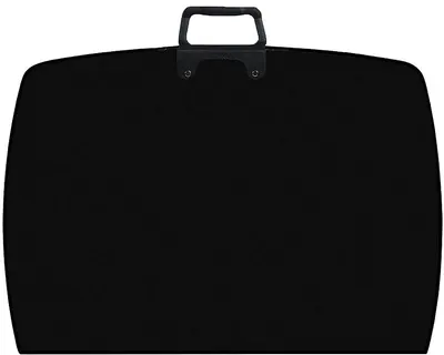 Geantă de desen Spree Art -Oval, cu fermoar, 55 x 75 cm, negru
