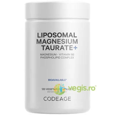 Magneziu Taurat Lipozomal cu Vitamina B6 120cps