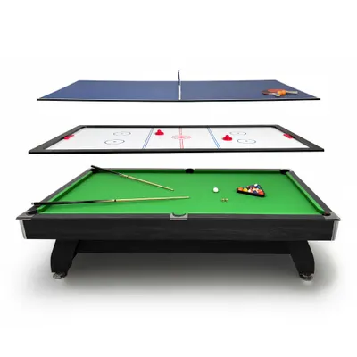 Masă biliard 9ft Thunder accesorii air hockey tenis de masă