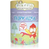Jack N’ Jill Fairy Floss scobitori dentare cu filet pentru copii