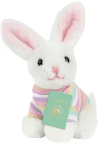 Jucărie de pluș Studio Pets - Bunny BunBun cu servieta, pașaport și autocolante, 8 cm
