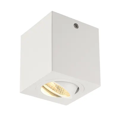 Corp iluminat TAVAN, Luminita de TAVAN TRILEDO, LED-uri albe, 3000K, patrat, alb, 38 °, 8.2W, incl. Conducator auto
