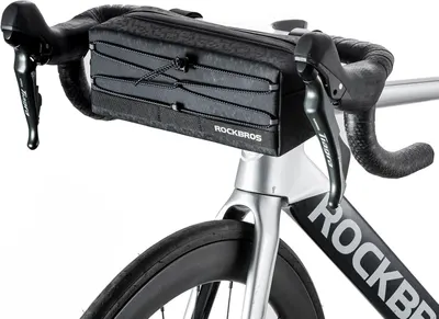 Geantă de ghidon impermeabilă pentru bicicletă cu curea de umăr