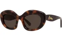 Loewe Curvy Havana Cat Eye Sunglasses