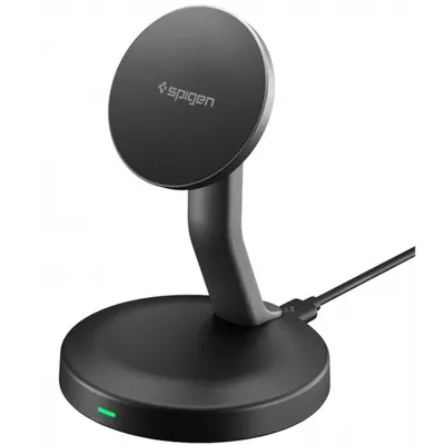 Incarcator Retea Wireless Spigen EF151MS, 15W, 1.67A, Negru ACH10441