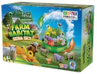 Set educațional Nikola Tesla - Fermă într-un habitat, 11 piese