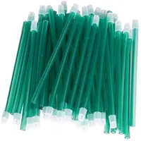Aspirator Saliva 15 cm, Cap Detasabil Verde, 100 Bucati
