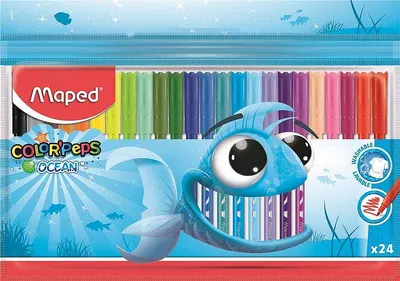 Set carioci Maped Color Peps - Ocean, 24 culori