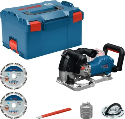 Freza cu acumulator pentru canale Bosch - Professional, GNF 18V-40, Solo, cu geantă