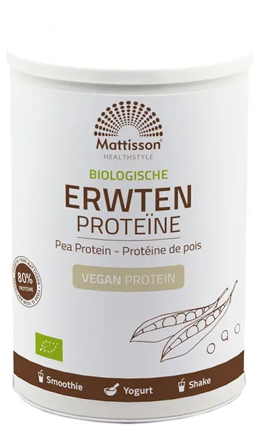 Pea protein, 350 g, Mattisson Healthstyle