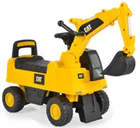 Mașină de împingere CAT - Excavator, galbenă