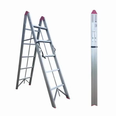 Scara pliabila ultracompacta din aluminiu MESTERINO TOOLS JL-308(2x5), 171x131x44 cm