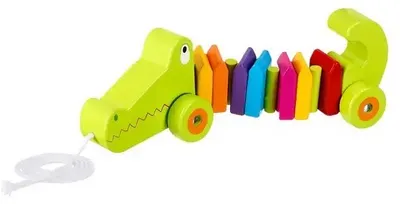 Crocodil din lemn Orange Tree Toys - Animals