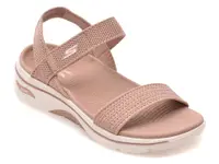 Sandale SKECHERS mov, GO WALK ARCH FIT 2.0, din material textil