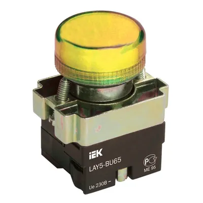 Lampa semnalizare LAY5-BU65 galben colour d22mm