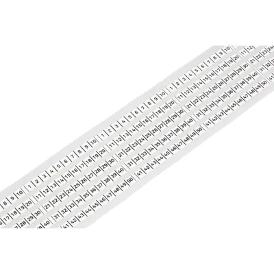 Marking strips; on reel; 5 mm wide; plain; Self-adhesive; white