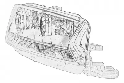 Far fata Dreapta potrivit SKODA FABIA III