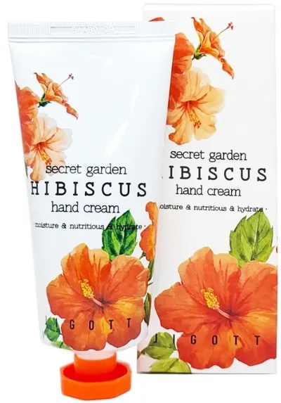 Jigott Secret Garden Cremă de mâini Hibiscus, 100 ml