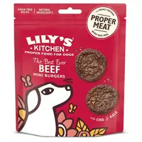 Lily's Kitchen the Best Ever Beef Mini Burgers Dog Treats, 70 g