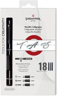 Set de stilouri pentru caligrafie Sheaffer - Negru, 3 bucăți